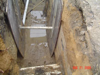 Building trench